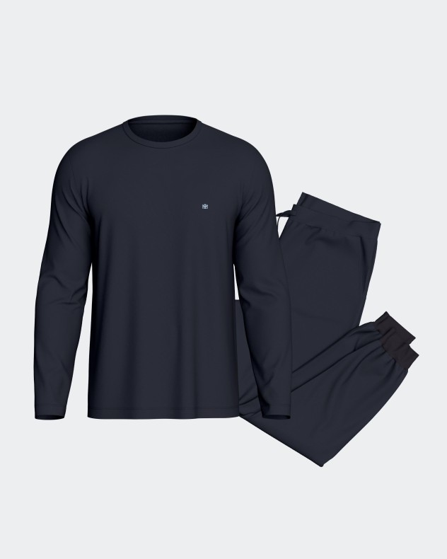 Long men's pyjama in Lyocell