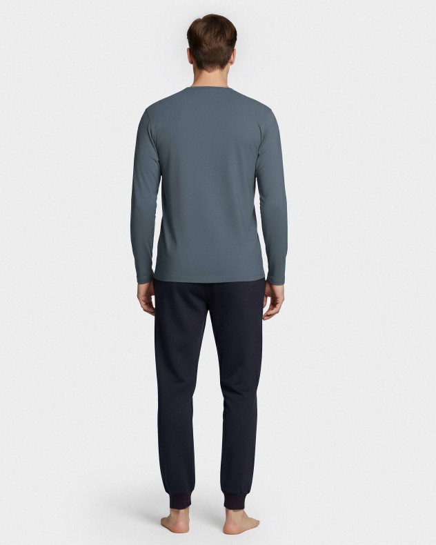 Long men's pyjama in Lyocell