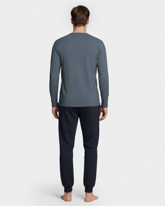 Pyjamas i let og bld lyocell og bomuld