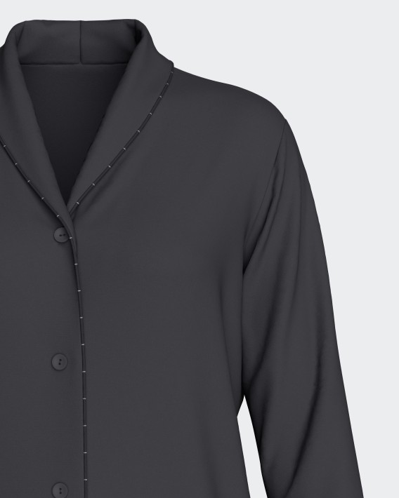 Women's long striped pyjamas in cotton modal