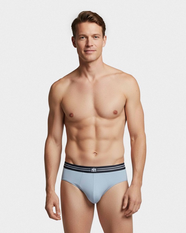 Pack de 3 Slips de homem em Algodão