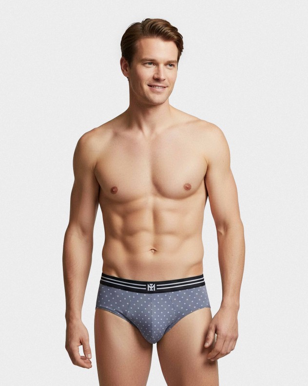 Pack de 3 Slips de homem em Algodão