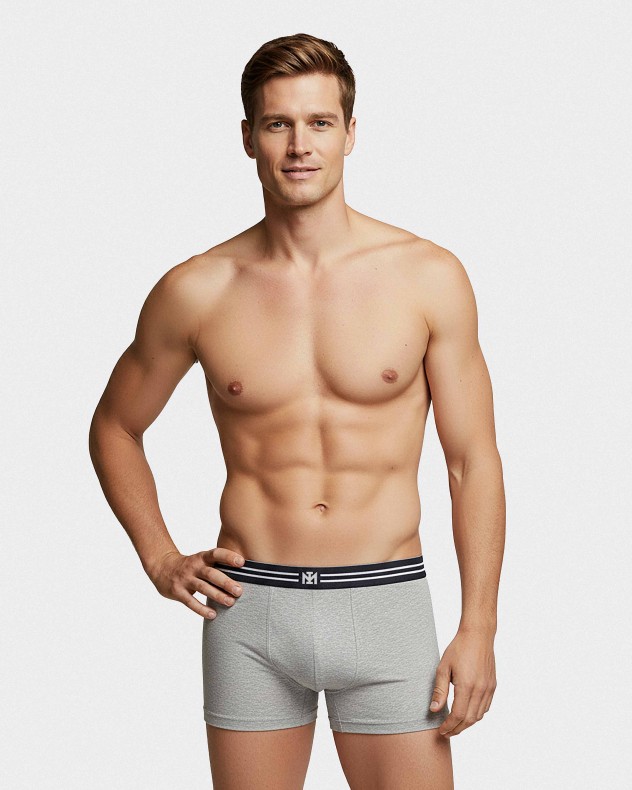 Pack de 3 Boxers de homem em Algodão