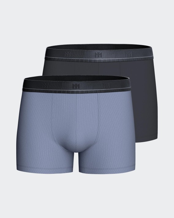 Pack of 2 men's boxer in cotton modal