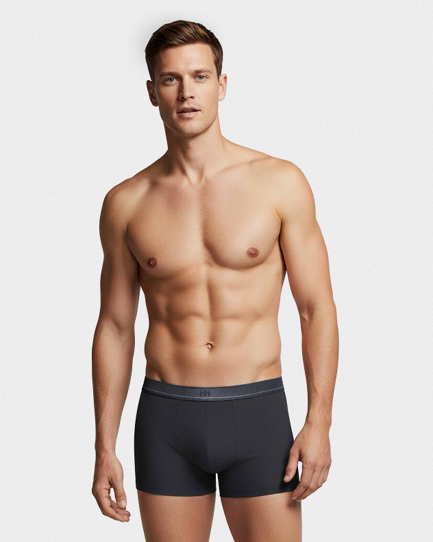 Pack of 2 men's boxer in cotton modal