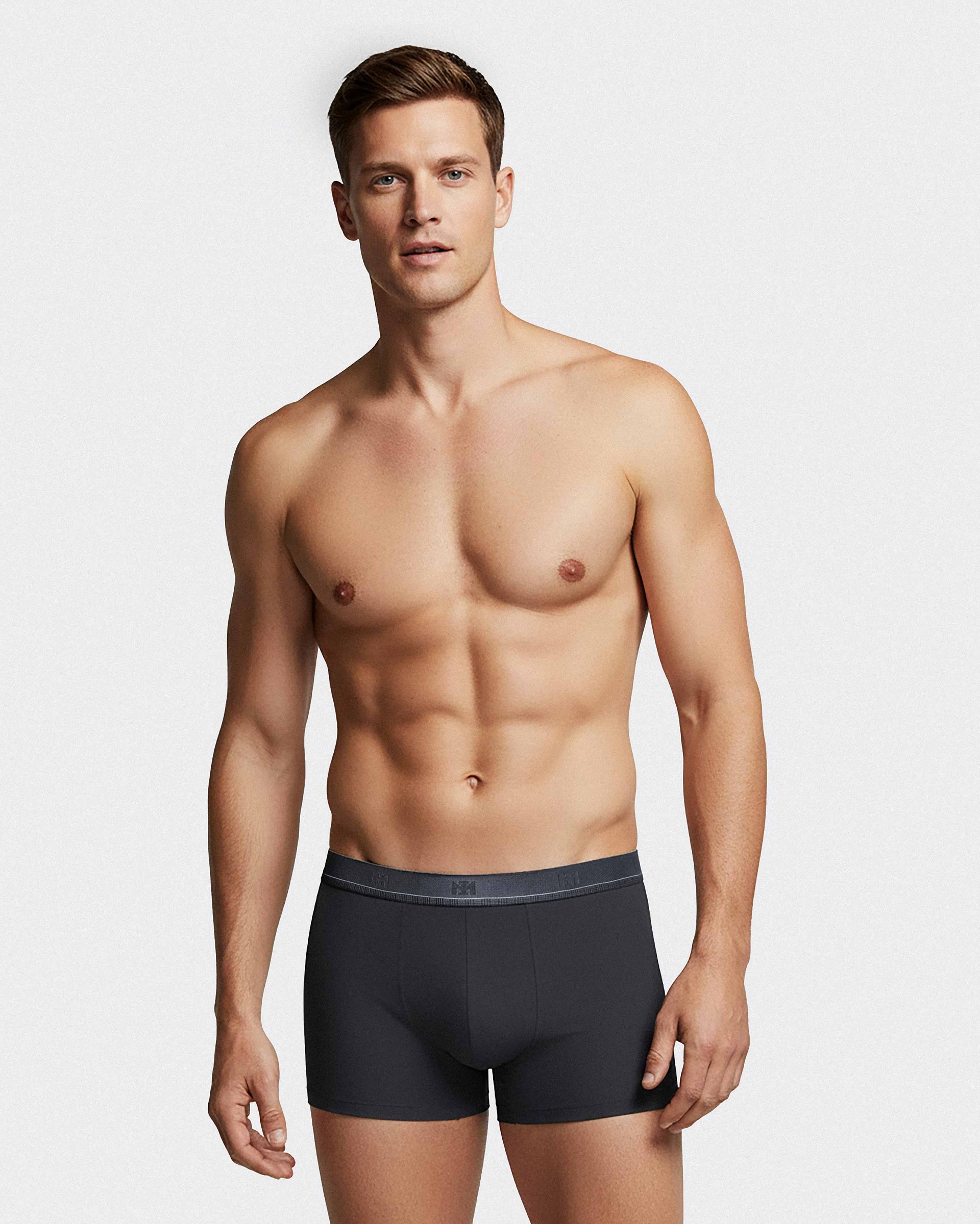 Pack of 2 men's boxer in cotton modal