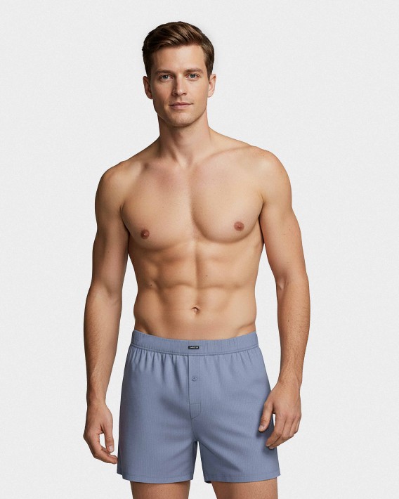 Boxershort de homem com botão em Algodão Modal
