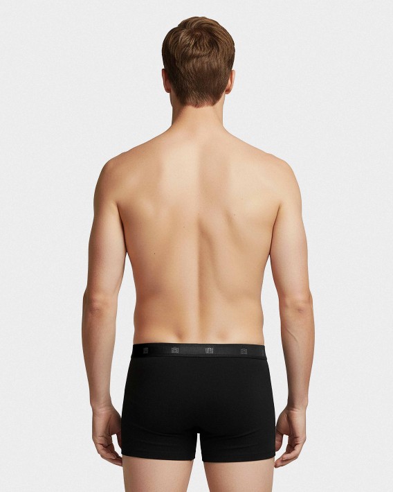 Pack de boxers lisos em Algodão
