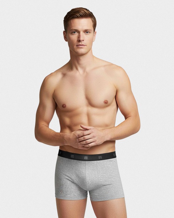 Pack de boxers lisos em Algodão