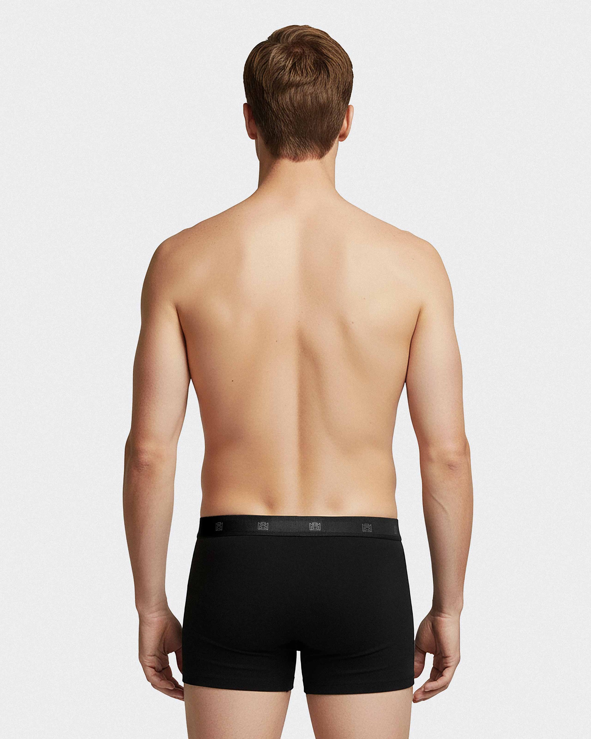 Pack de boxers lisos em Algodão