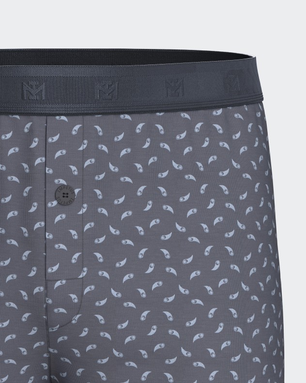 Boxershort avec boutons d'homme en Lyocell