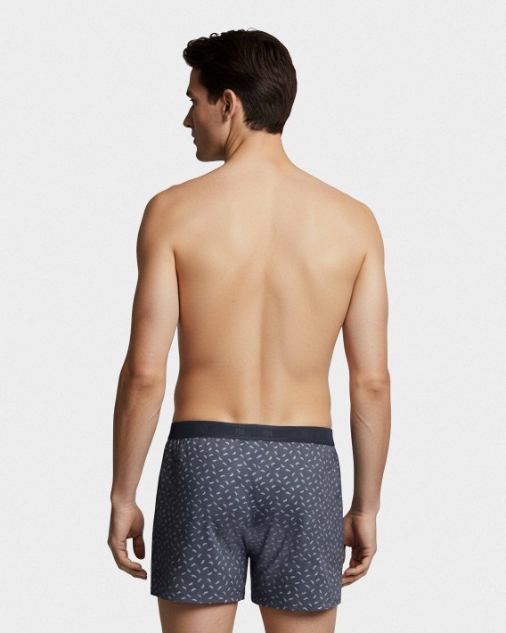 Boxershort com botão de homem em Lyocell