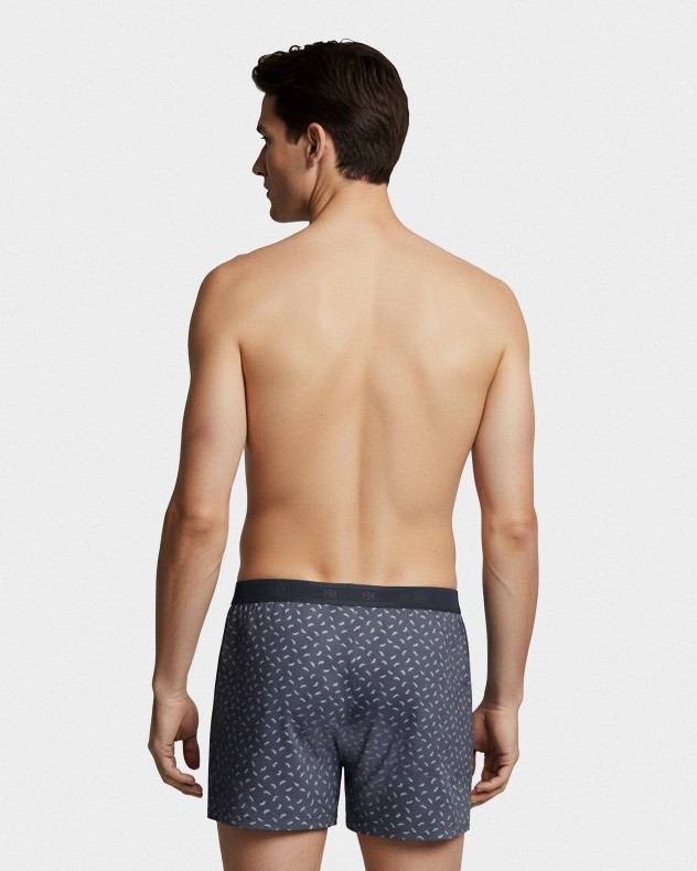 Boxershort avec boutons d'homme en Lyocell