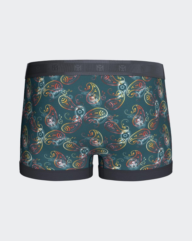 Herren-Boxershorts mit Füllhorn-Print aus Lyocell