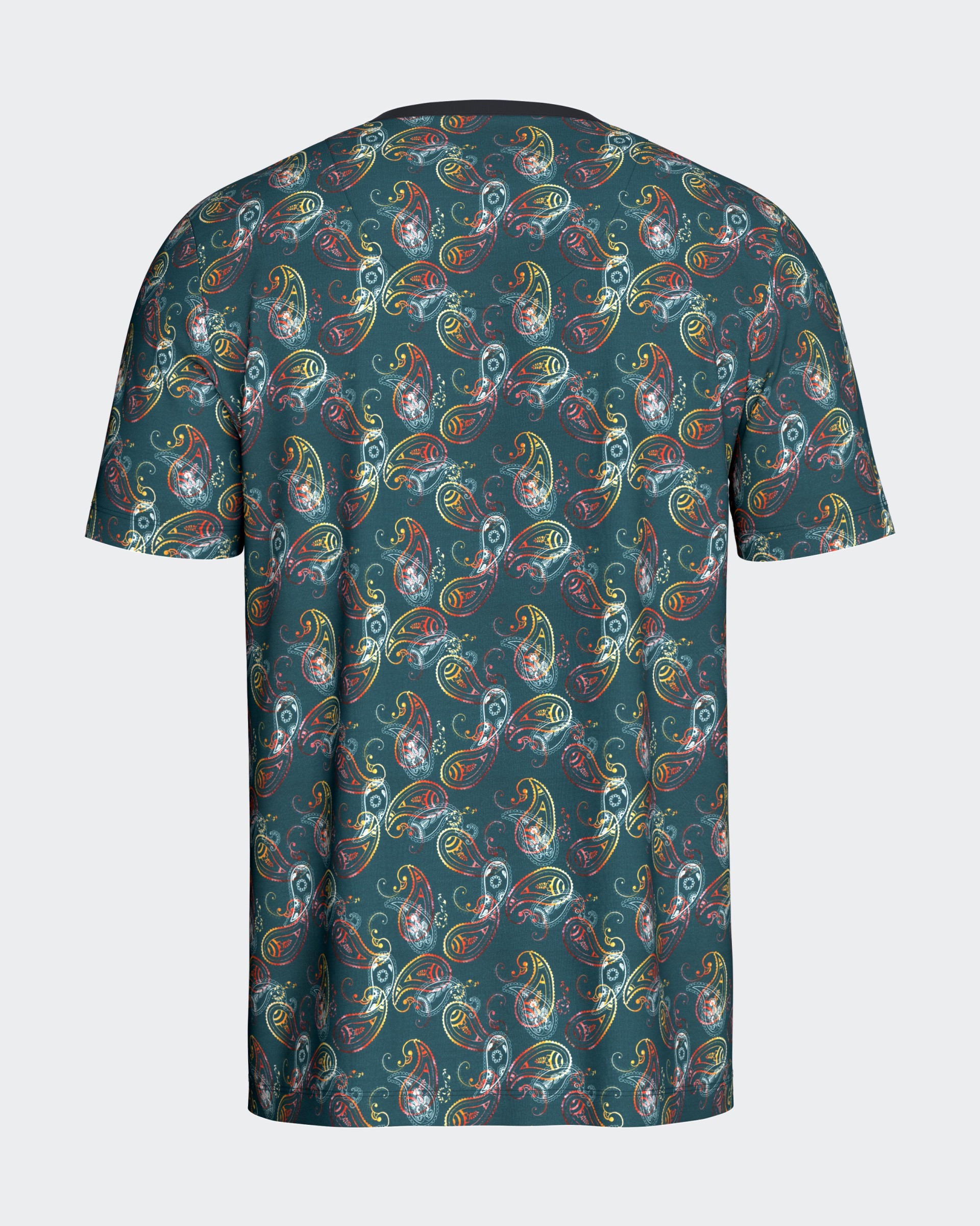 Pijama de homem estampado cornucópias em Lyocell