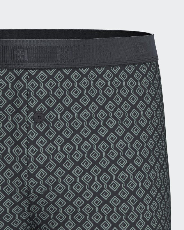 Boxershort com botão de homem em Lyocell