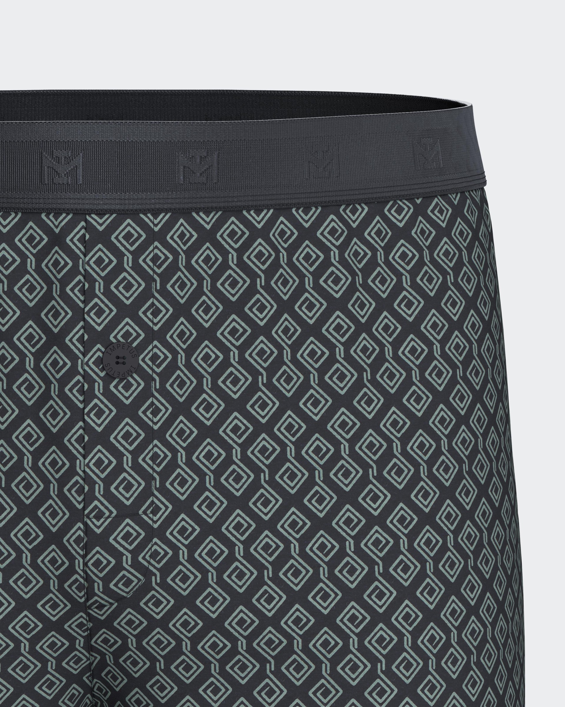 Boxershort com botão de homem em Lyocell