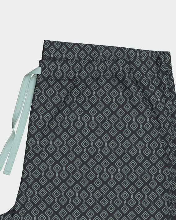 Men's printed short pyjama in Lyocell
