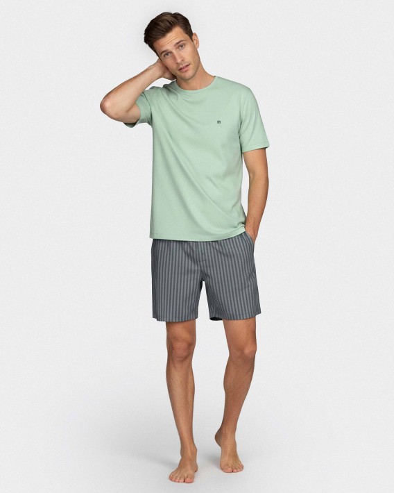Pyjama court d'homme en Coton Modal