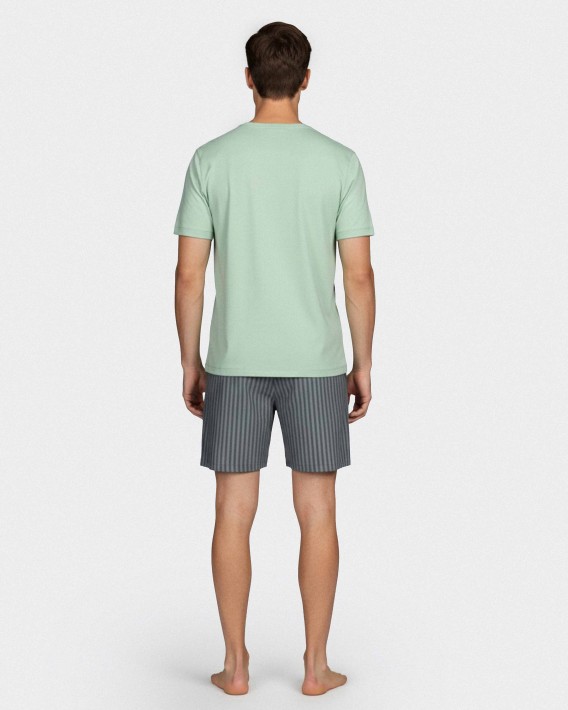 Pyjama court d'homme en Coton Modal