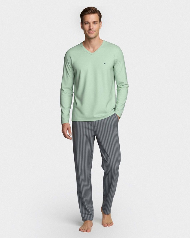 Herren-Pyjama aus Baumwolle und Modal