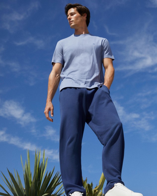 T-shirt uni d'homme 100% Coton