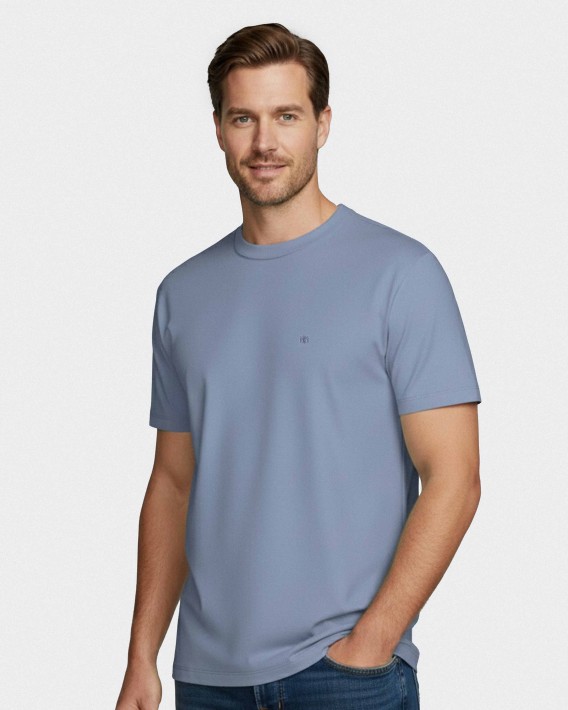 T-shirt uni d'homme 100% Coton