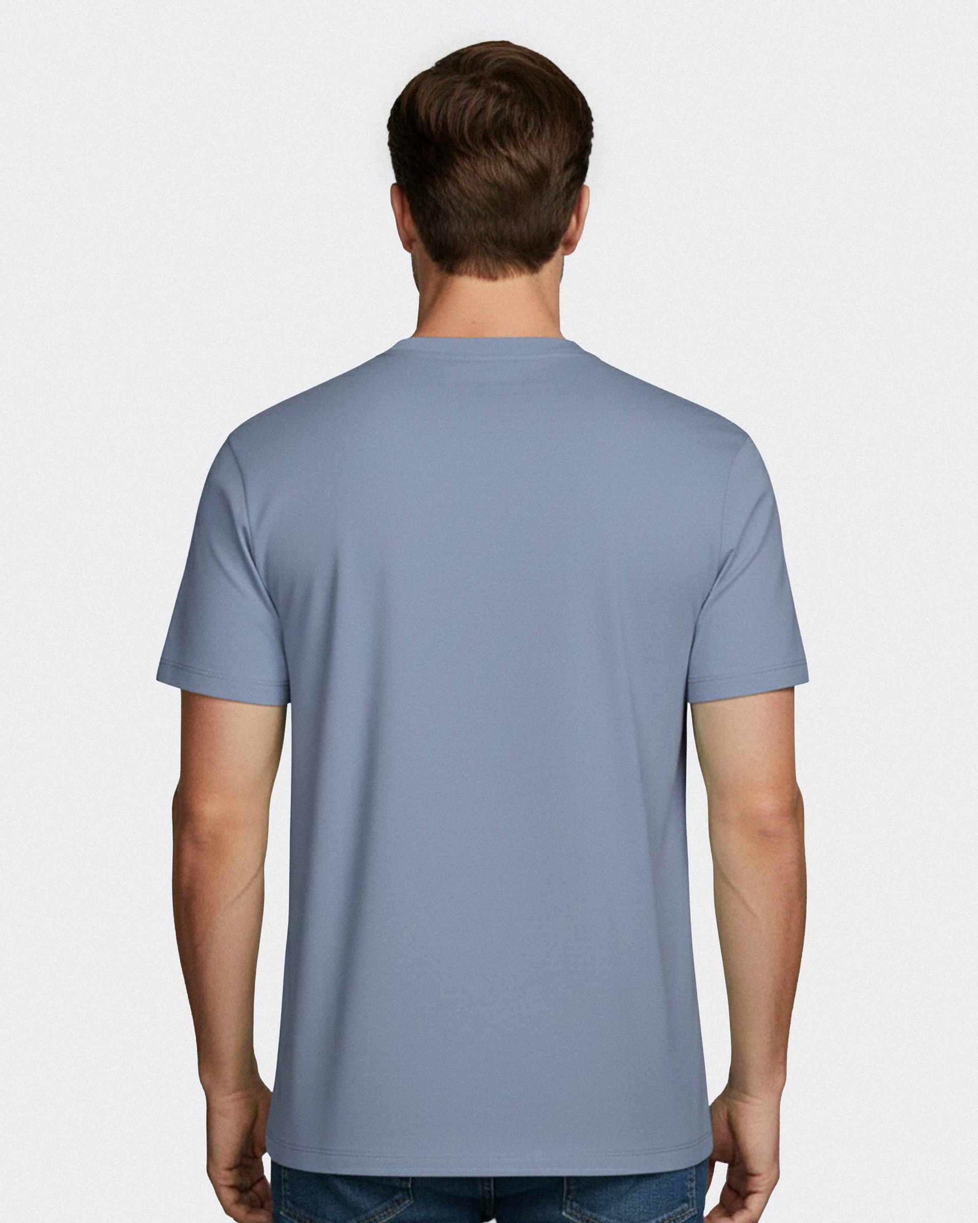 T-shirt uni d'homme 100% Coton