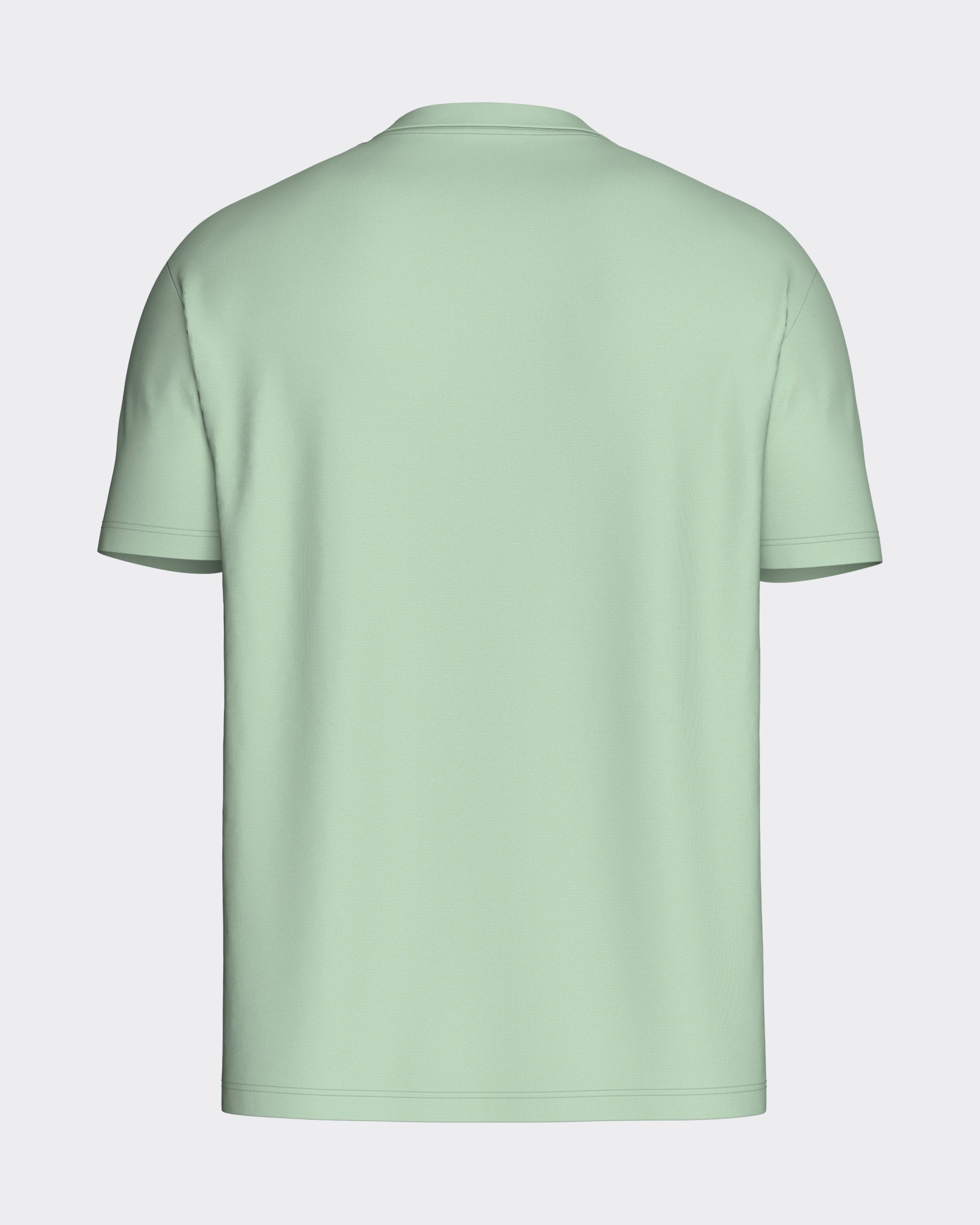 Einfarbiges Herren-T-Shirt aus 100 % Baumwolle