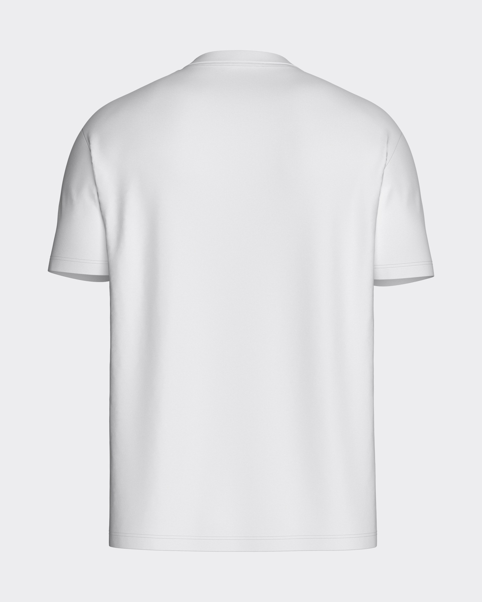 Einfarbiges Herren-T-Shirt aus 100 % Baumwolle