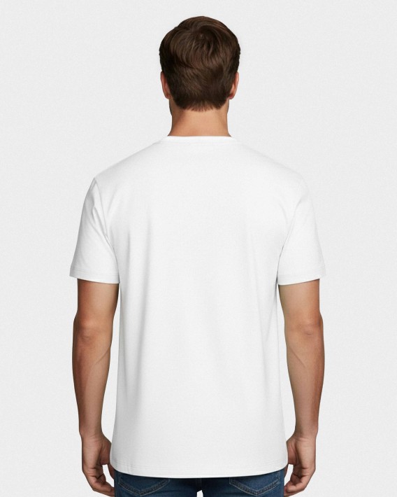 Einfarbiges Herren-T-Shirt aus 100 % Baumwolle