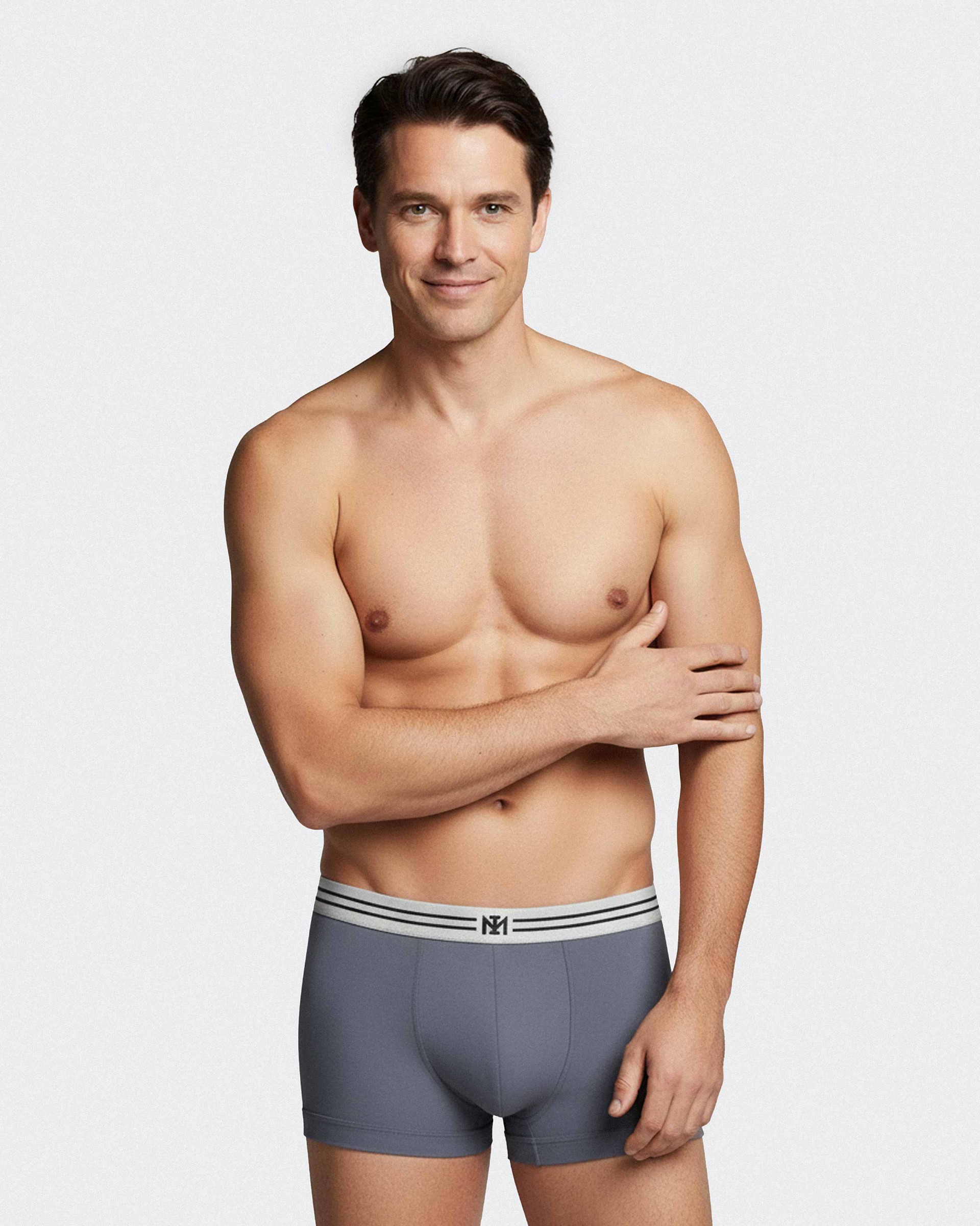 Pack de Boxers lisos em Algodão