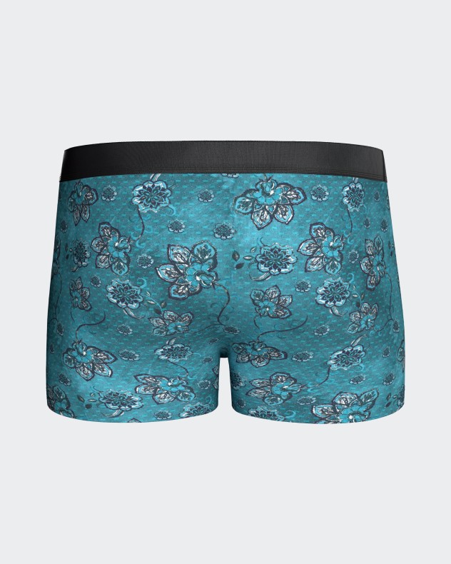 Boxer d'homme à imprimé floral en Lyocell