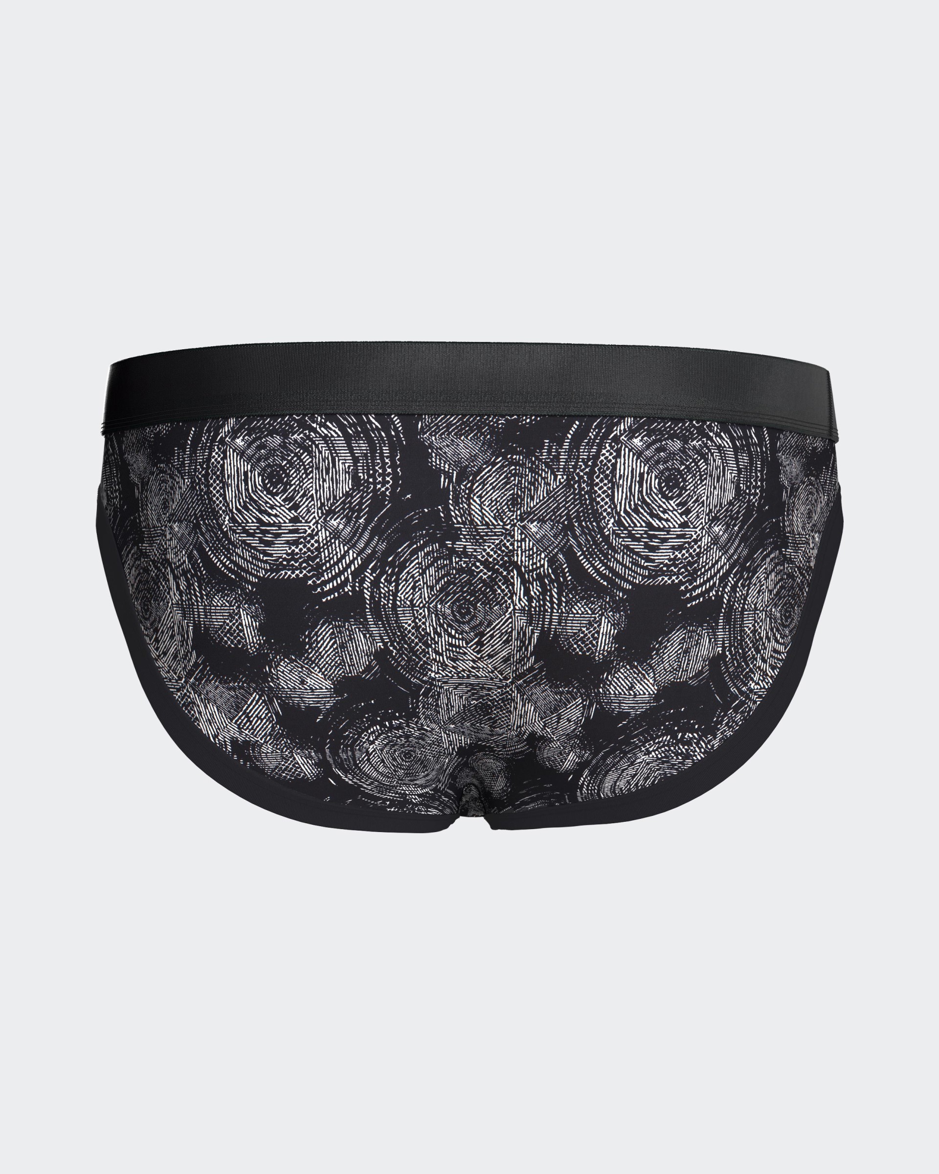 Herren-Slip mit Print aus Lyocell