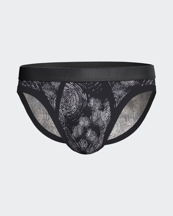 Herren-Slip mit Print aus Lyocell