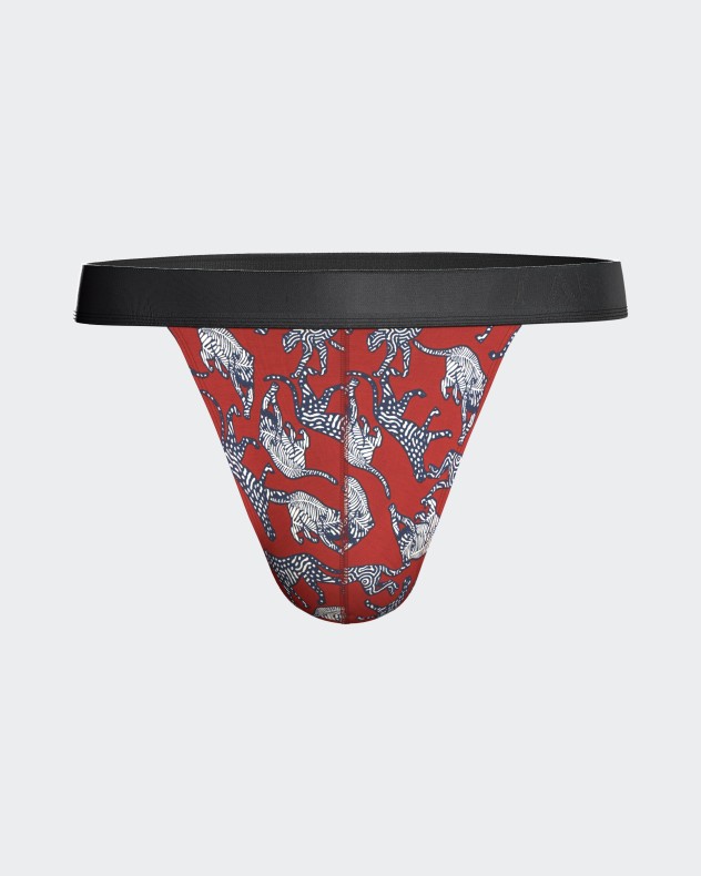 Herren-String mit Print aus Lyocell - Image product