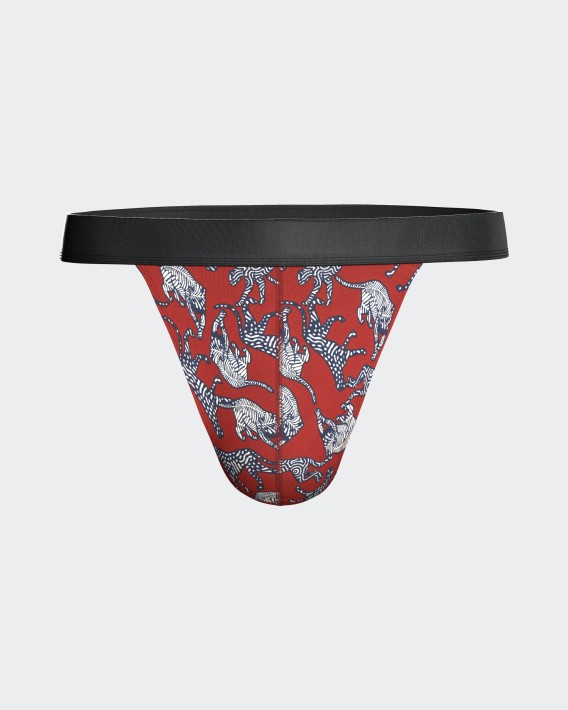 Tanga de hombre estampada en Lyocell