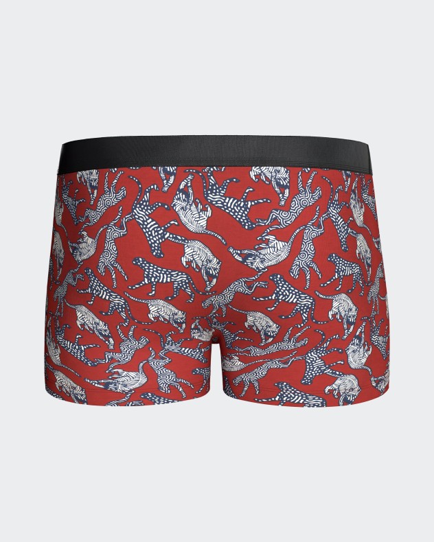 Boxer d'homme à imprimé en Lyocell
