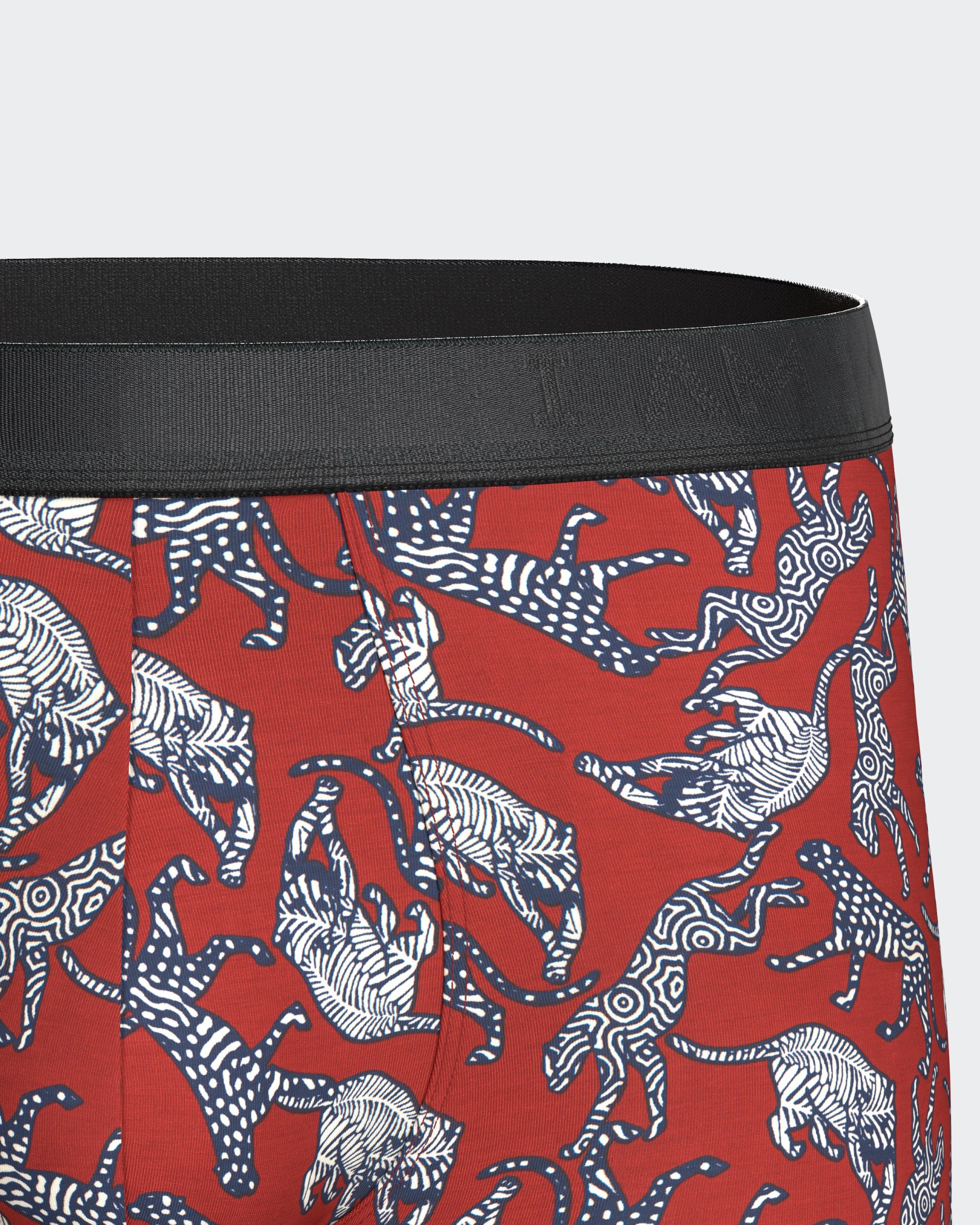 Boxer de homem estampado em Lyocell