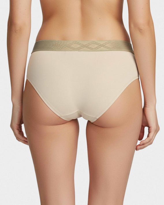 Cueca com cintura el�stica em Lyocell
