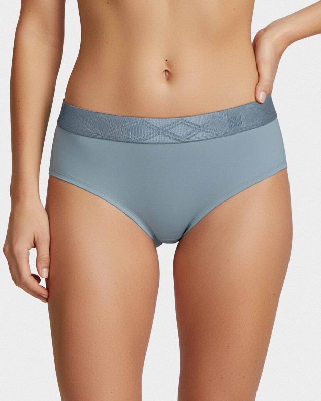 Culotte à taille élastiquée en Lyocell