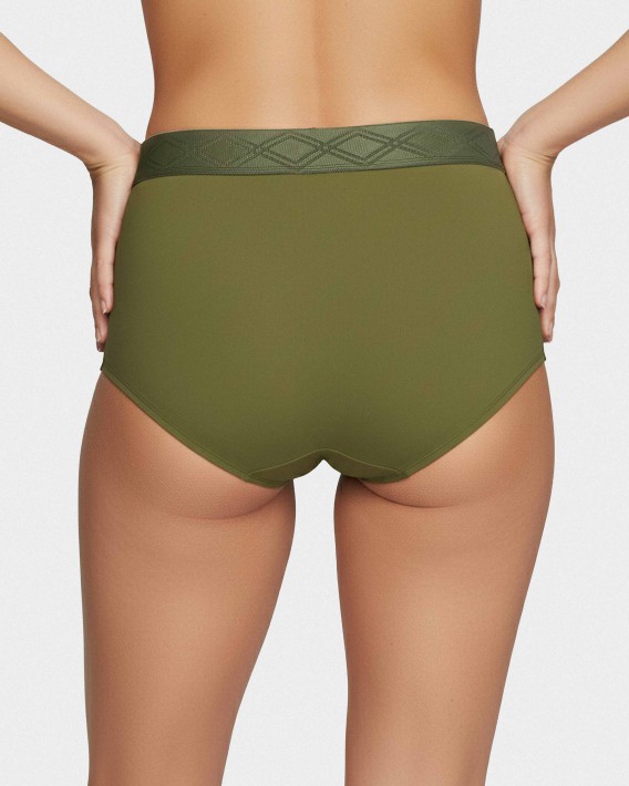 High waist-trusse i l�kker lyocell