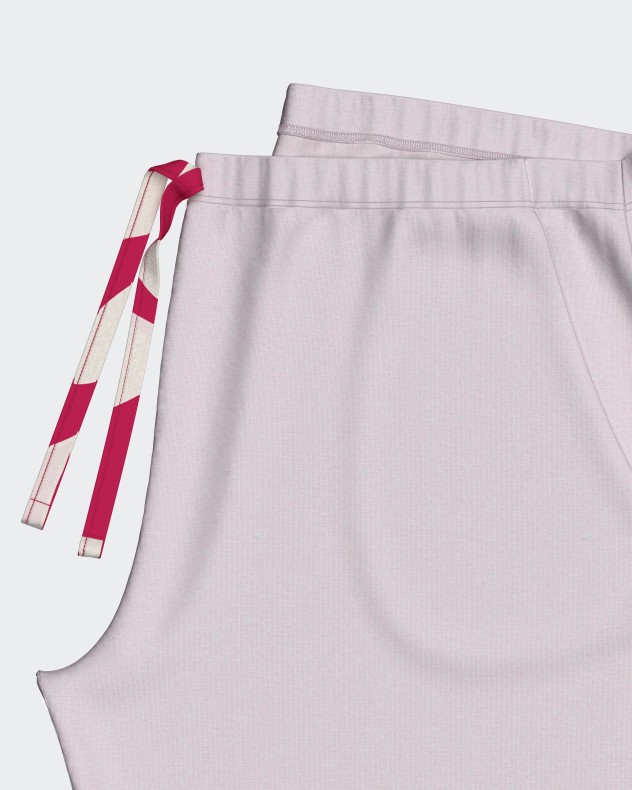 Pijama corto estampado de mujer en Lyocell