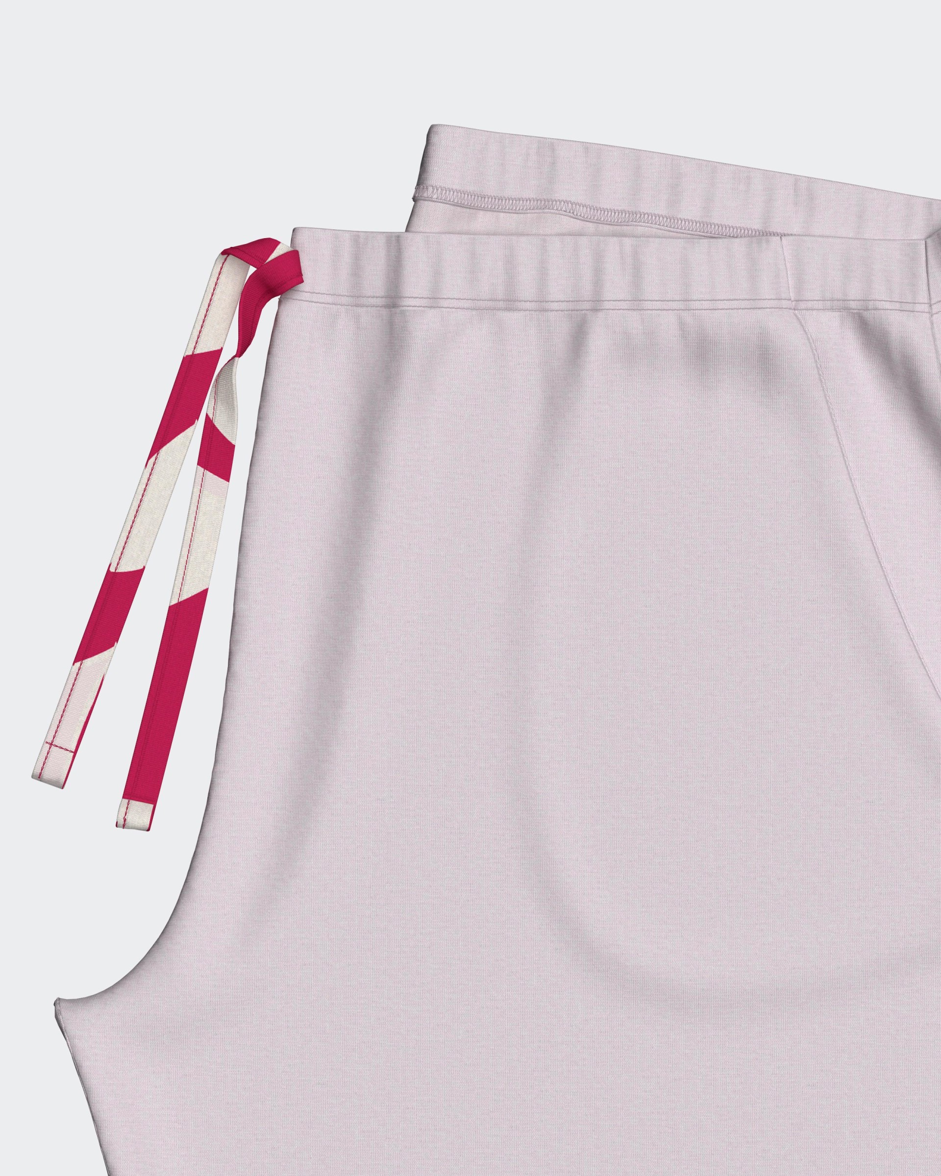Damen-Kurzpyjama aus Lyocell mit Print