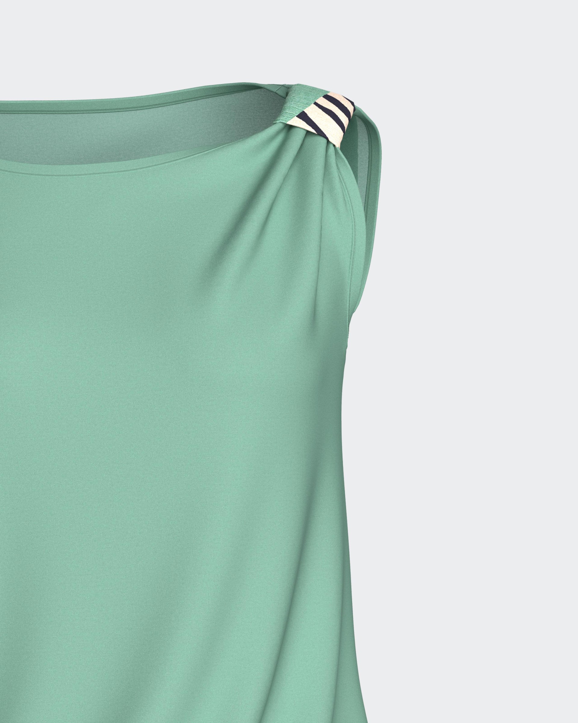 Pijama curto com estampado botânico em Modal