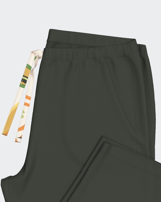 Damen-Kurzpyjama aus Lyocell mit Print