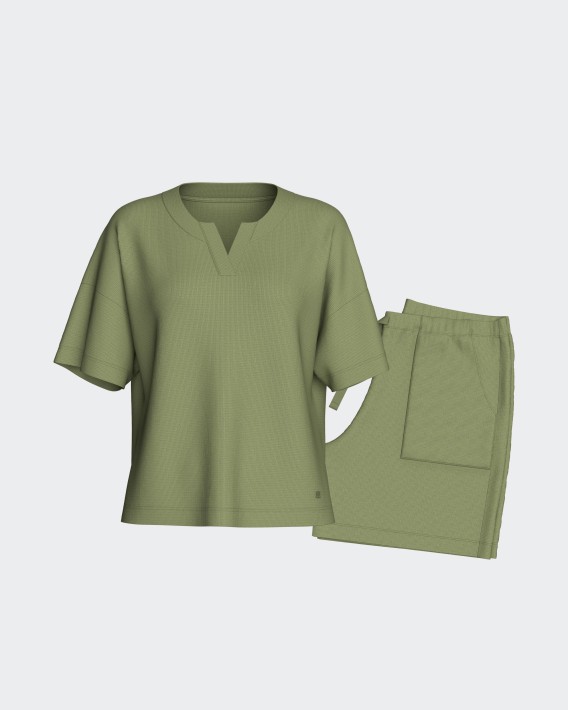 Ensemble Loungewear court en Coton Modal