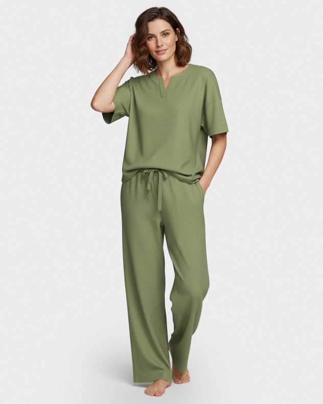 Loungewear-Set aus Baumwolle-Modal