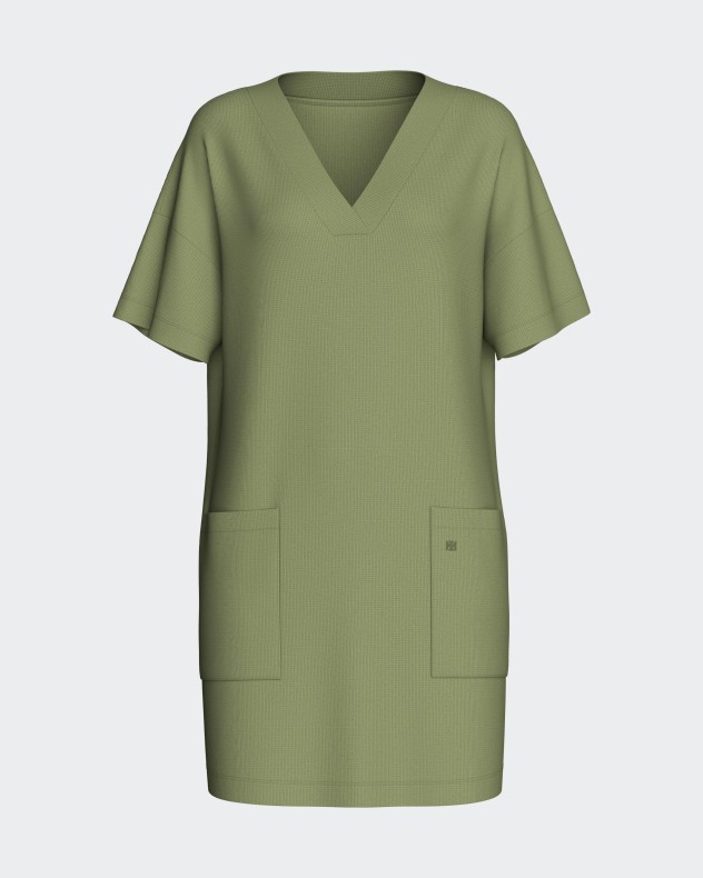 Dress with pockets in Modal Cotton - Image product