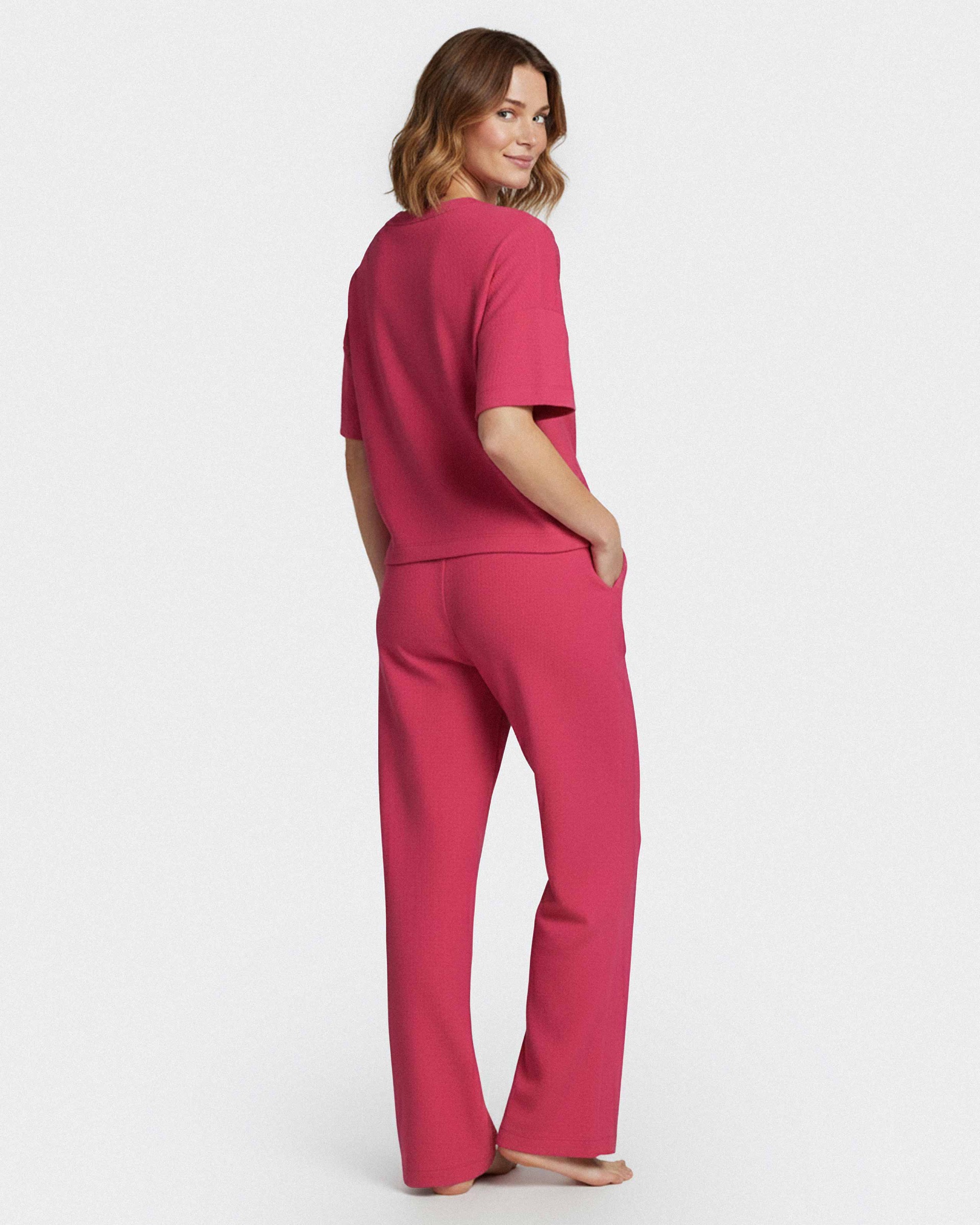 Loungewear-Set aus Baumwolle-Modal